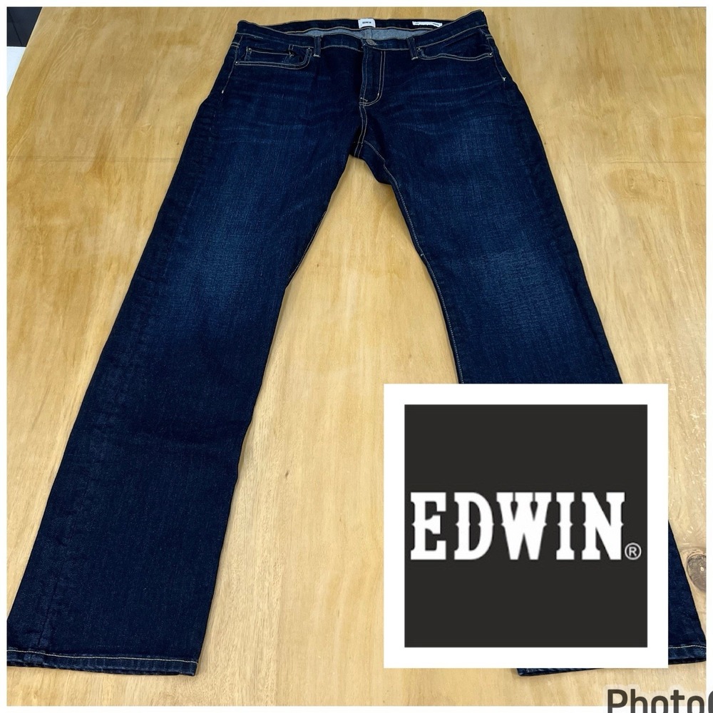 EDWIN Jace Slim Fit Straight Leg Jeans Mens 33x32 Cotton Blend‎ Stretch Denim